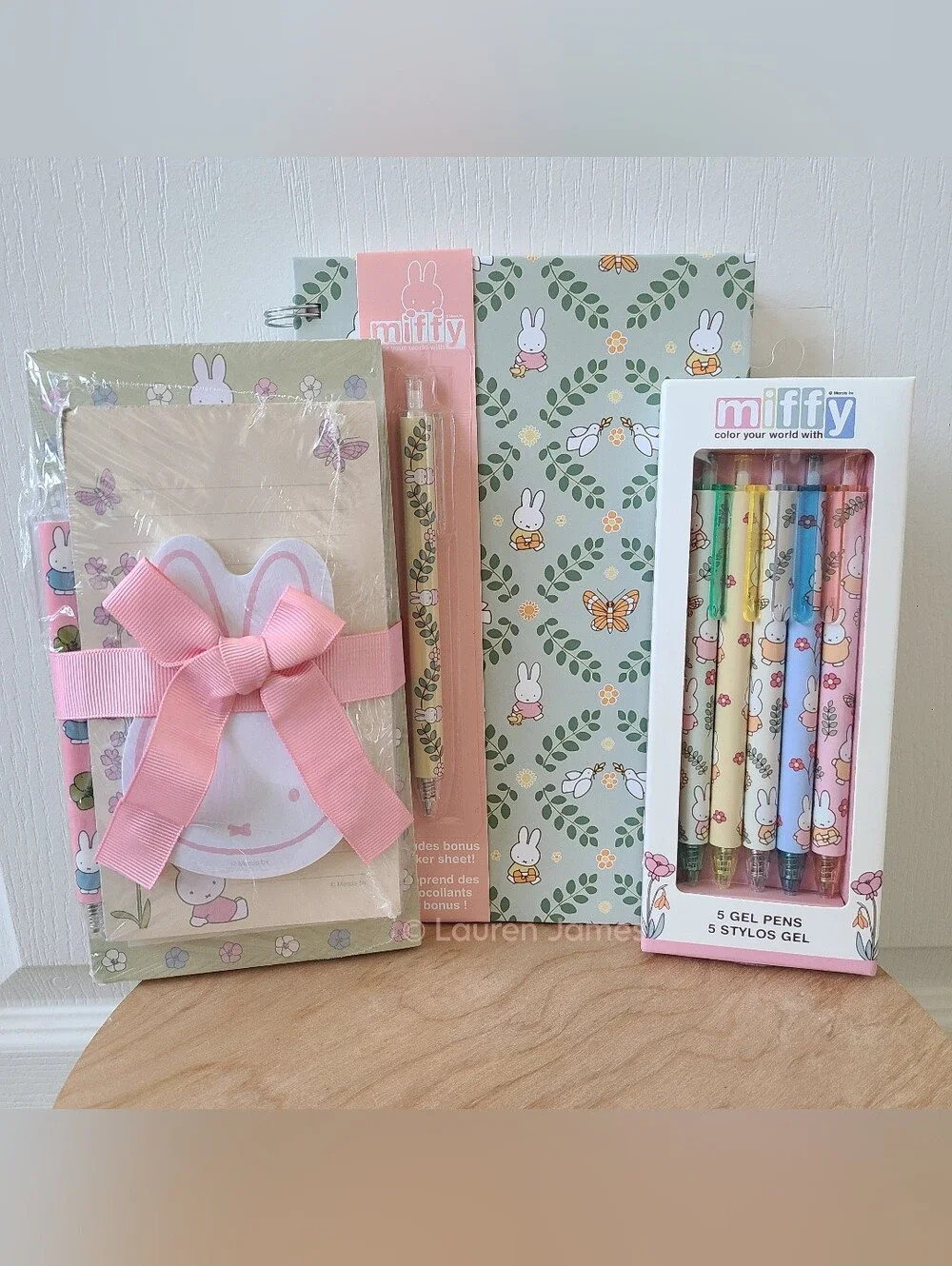 Miffy Spring Meadow Floral and Butterflies Stationery Set